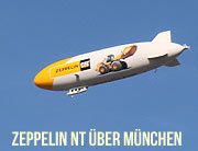 Zeppelin NT fliegt auch 2024 wieder über München vom 26.-29. Apr (Foto: Martin Schmitz)